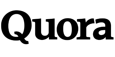 A black and white image of the word " quon ".